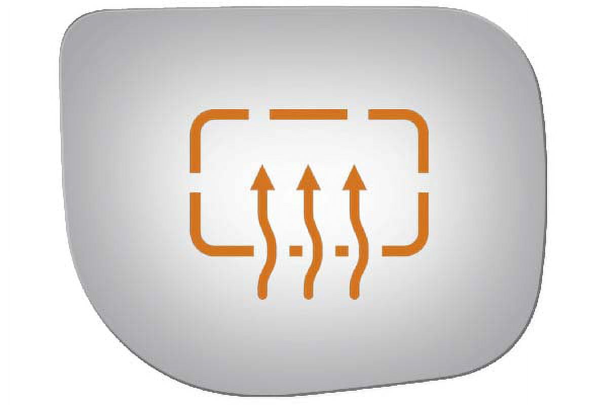 Burco Side View Mirror Replacement Glass - Clear Glass - 3318H
