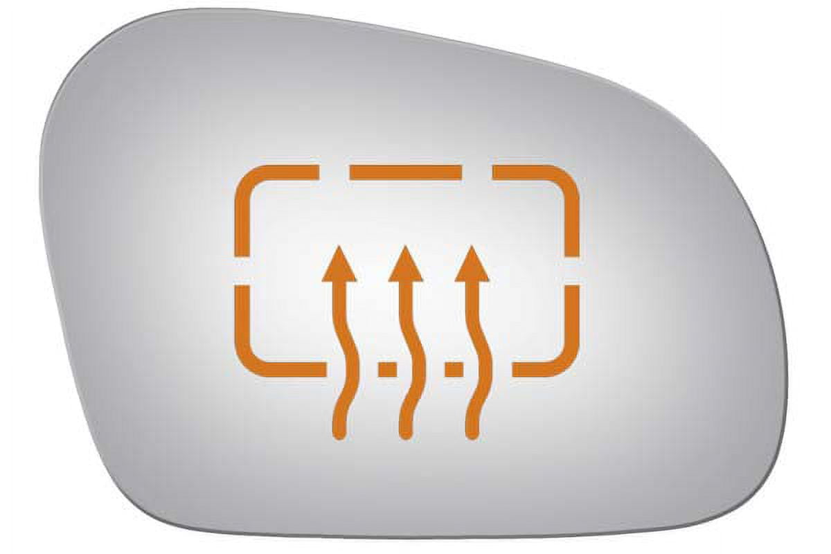 Burco Side View Mirror Replacement Glass - Clear Glass - 3583H
