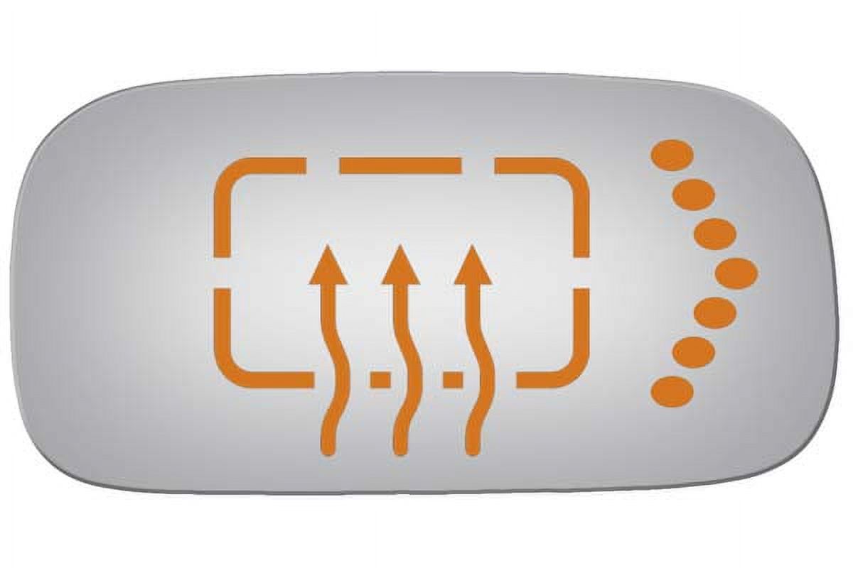 Burco Side View Mirror Replacement Glass Clear Glass 3641HS