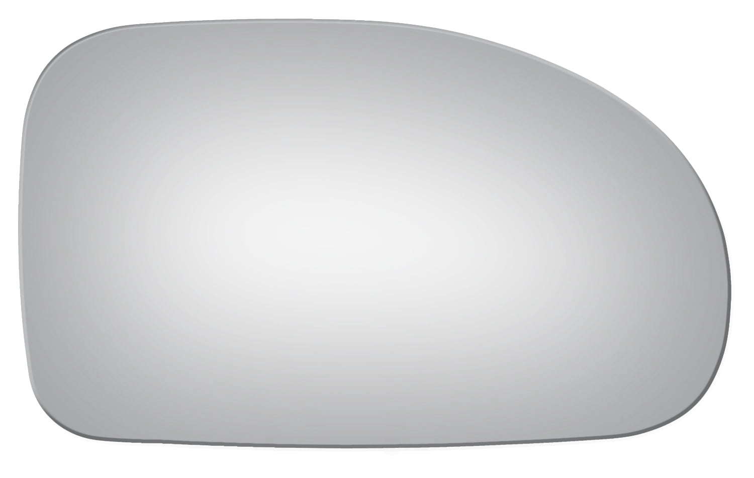 Burco Side View Mirror Replacement Glass - Clear Glass - 3733