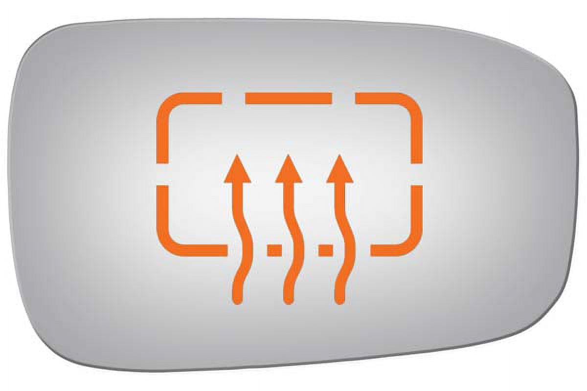 Burco Side View Mirror Replacement Glass - Clear Glass - 3755H