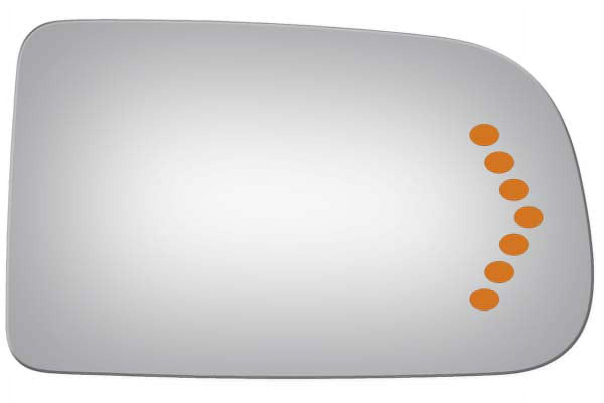 Burco Side View Mirror Replacement Glass - Clear Glass - 4002S