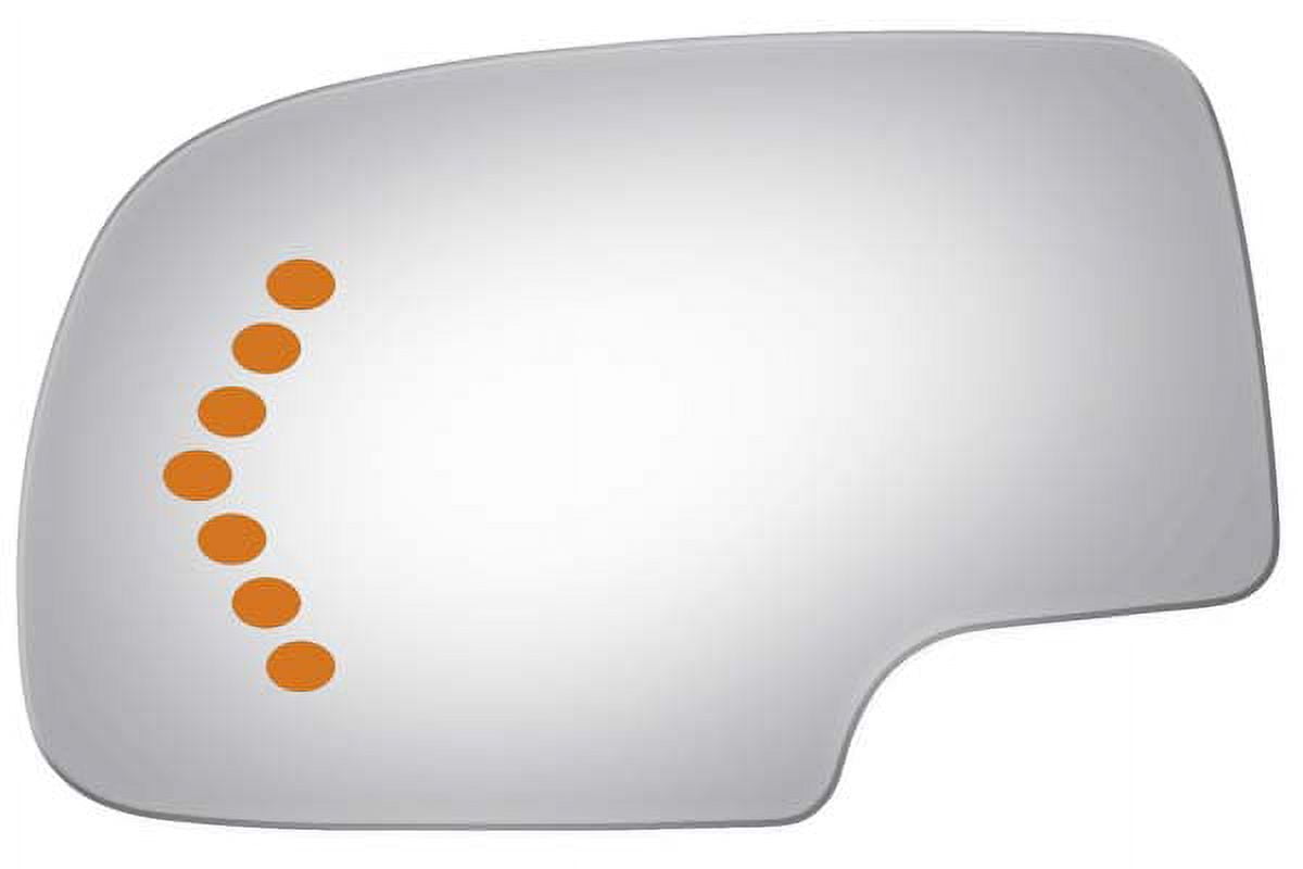 Burco Side View Mirror Replacement Glass Clear Glass 4017S