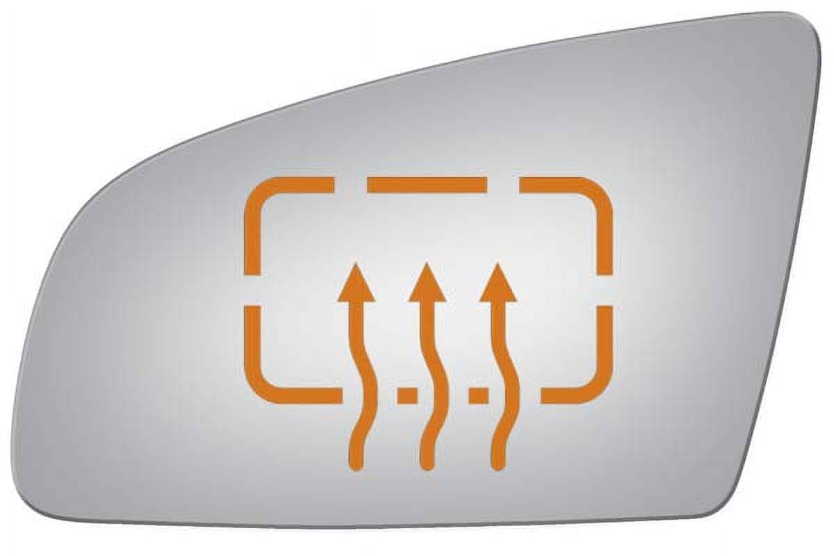 Burco Side View Mirror Replacement Glass - Clear Glass - 4055H