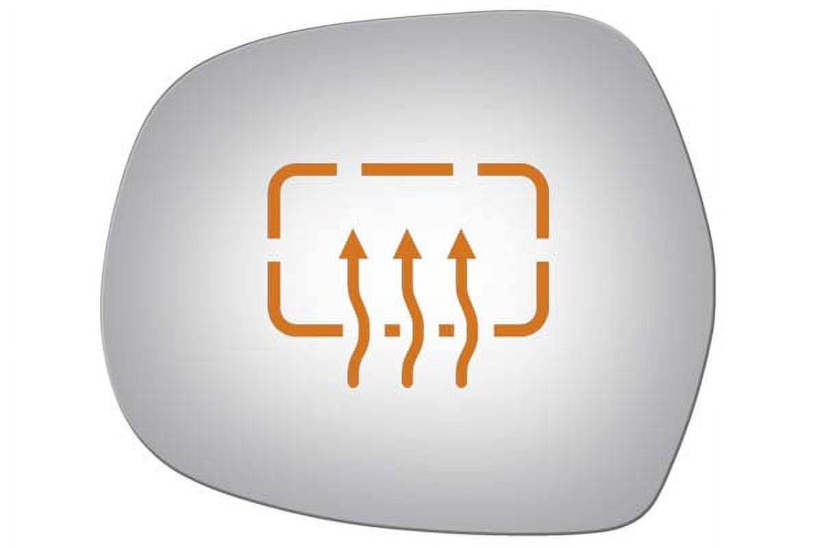 Burco Side View Mirror Replacement Glass - Clear Glass - 4061H