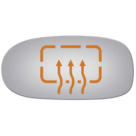 Burco Side View Mirror Replacement Glass - Clear Glass - 4066H