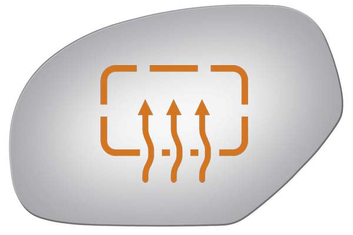 Burco Side View Mirror Replacement Glass - Clear Glass - 4111H