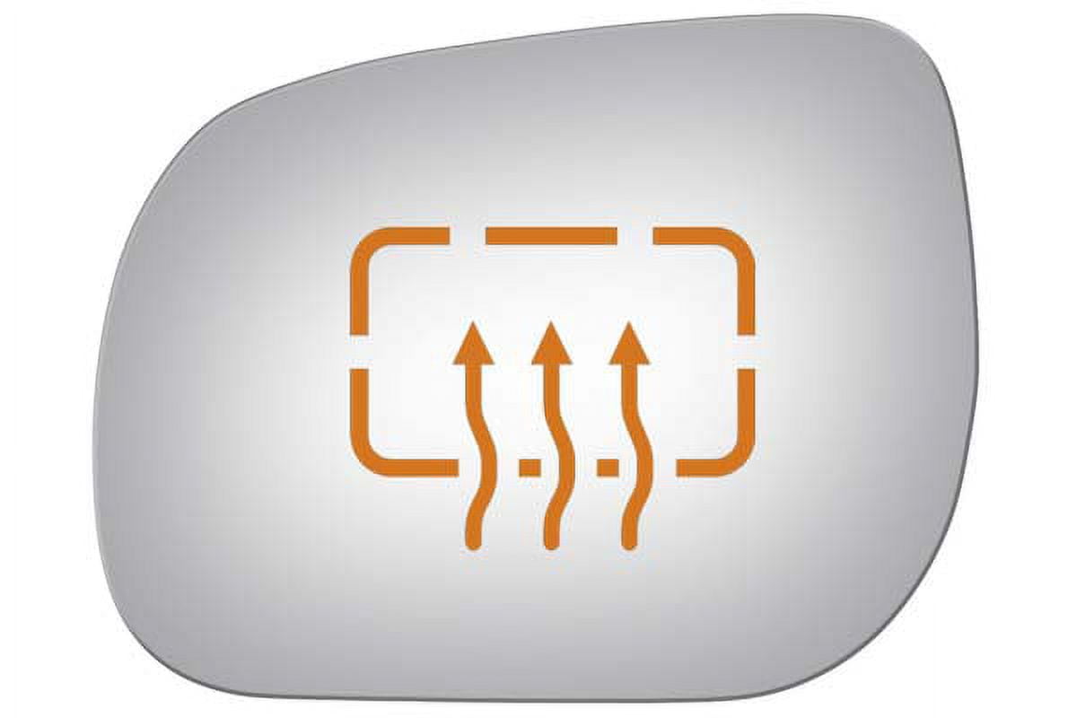 Burco Side View Mirror Replacement Glass - Clear Glass - 4135H