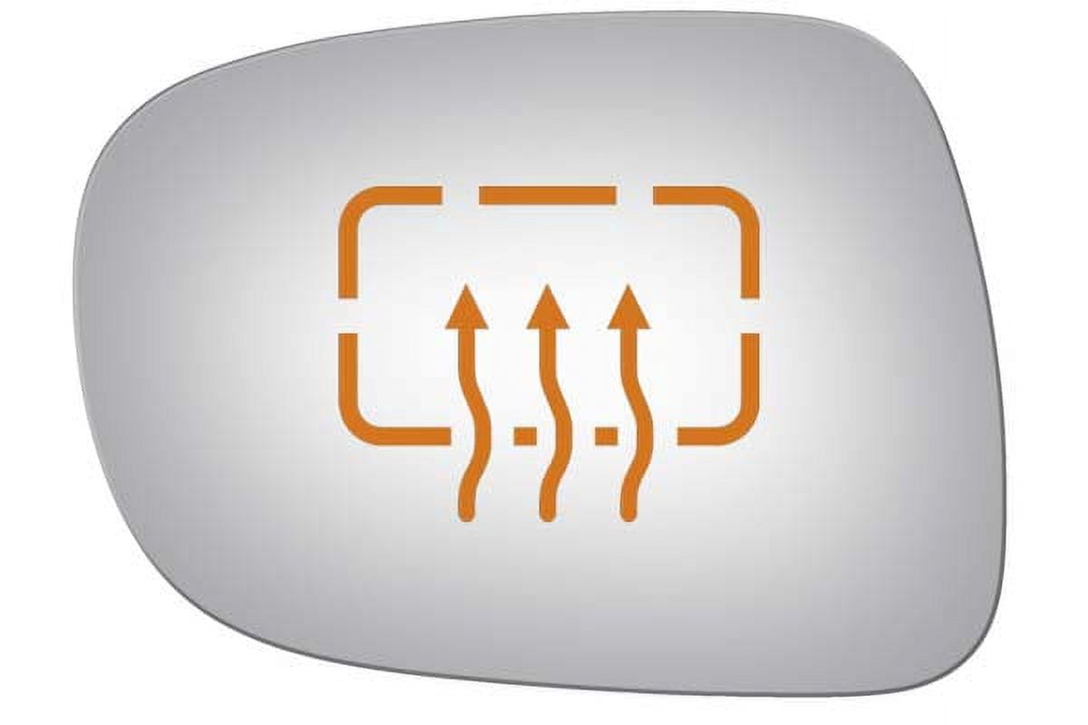 Burco Side View Mirror Replacement Glass - Clear Glass - 4149H