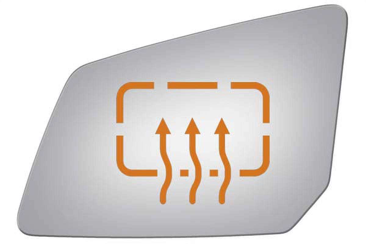 Burco Side View Mirror Replacement Glass - Clear Glass - 4166H