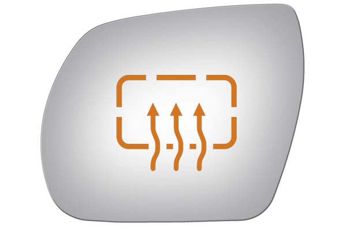 Burco Side View Mirror Replacement Glass - Clear Glass - 4175H