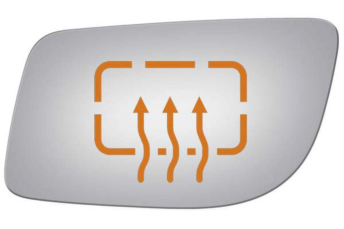 Burco Side View Mirror Replacement Glass - Clear Glass - 4238H