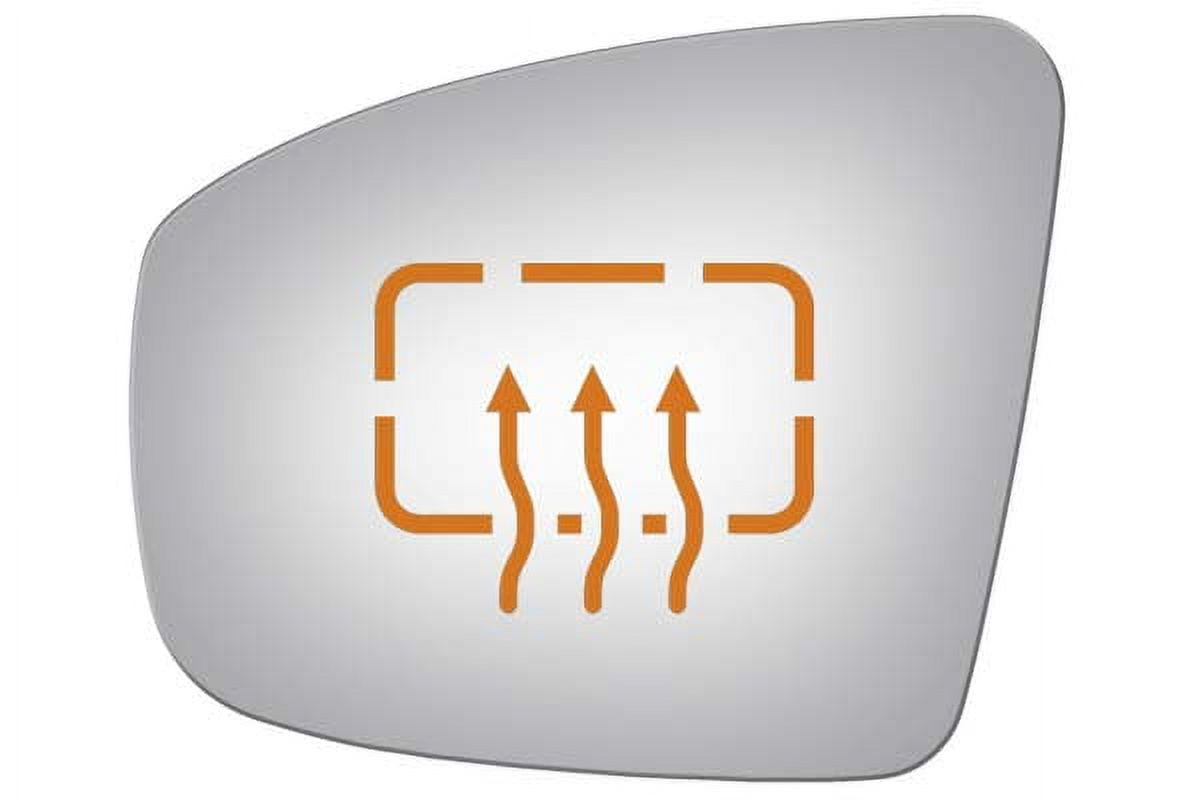 Burco Side View Mirror Replacement Glass - Clear Glass - 4246H