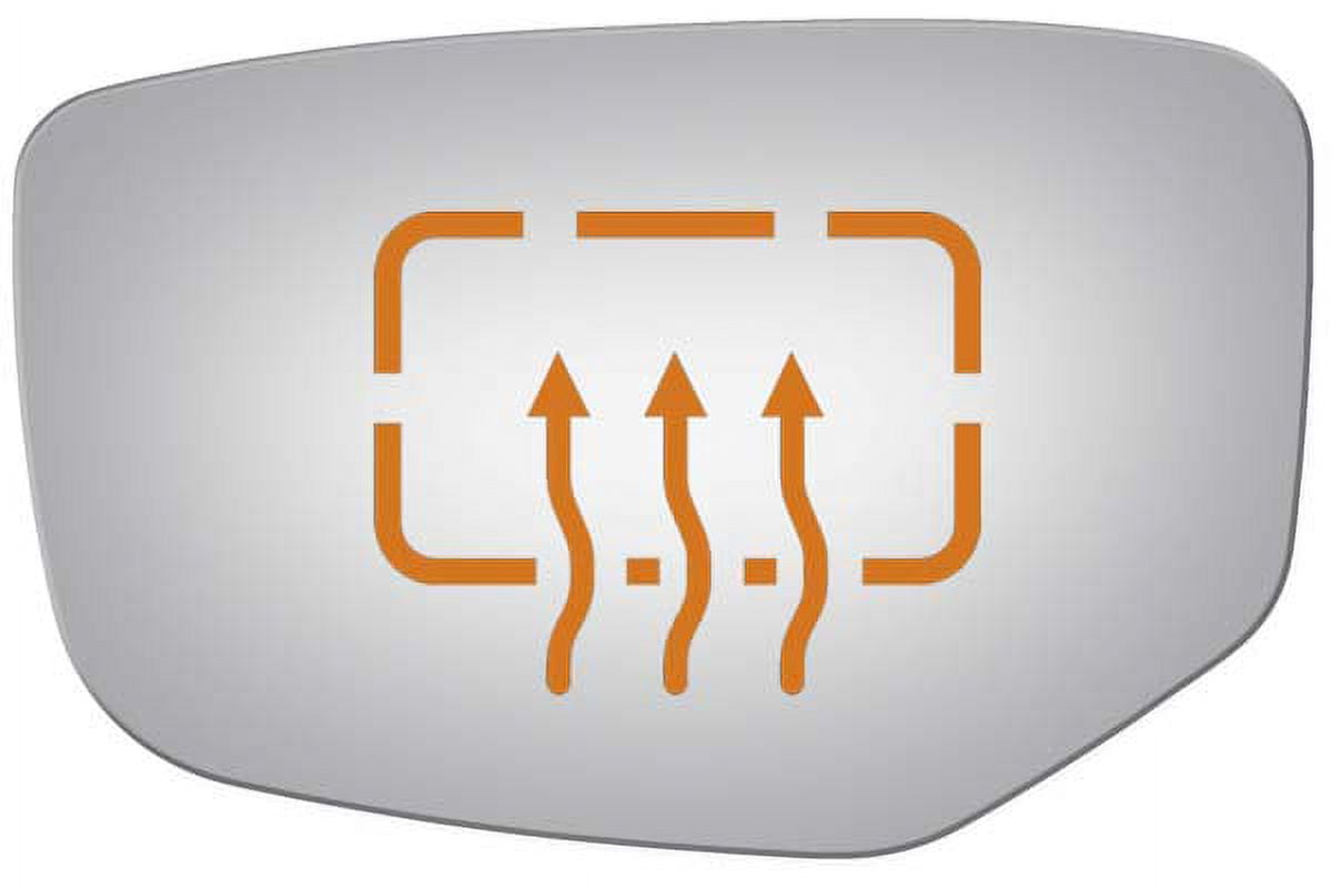 Burco Side View Mirror Replacement Glass - Clear Glass - 4263H