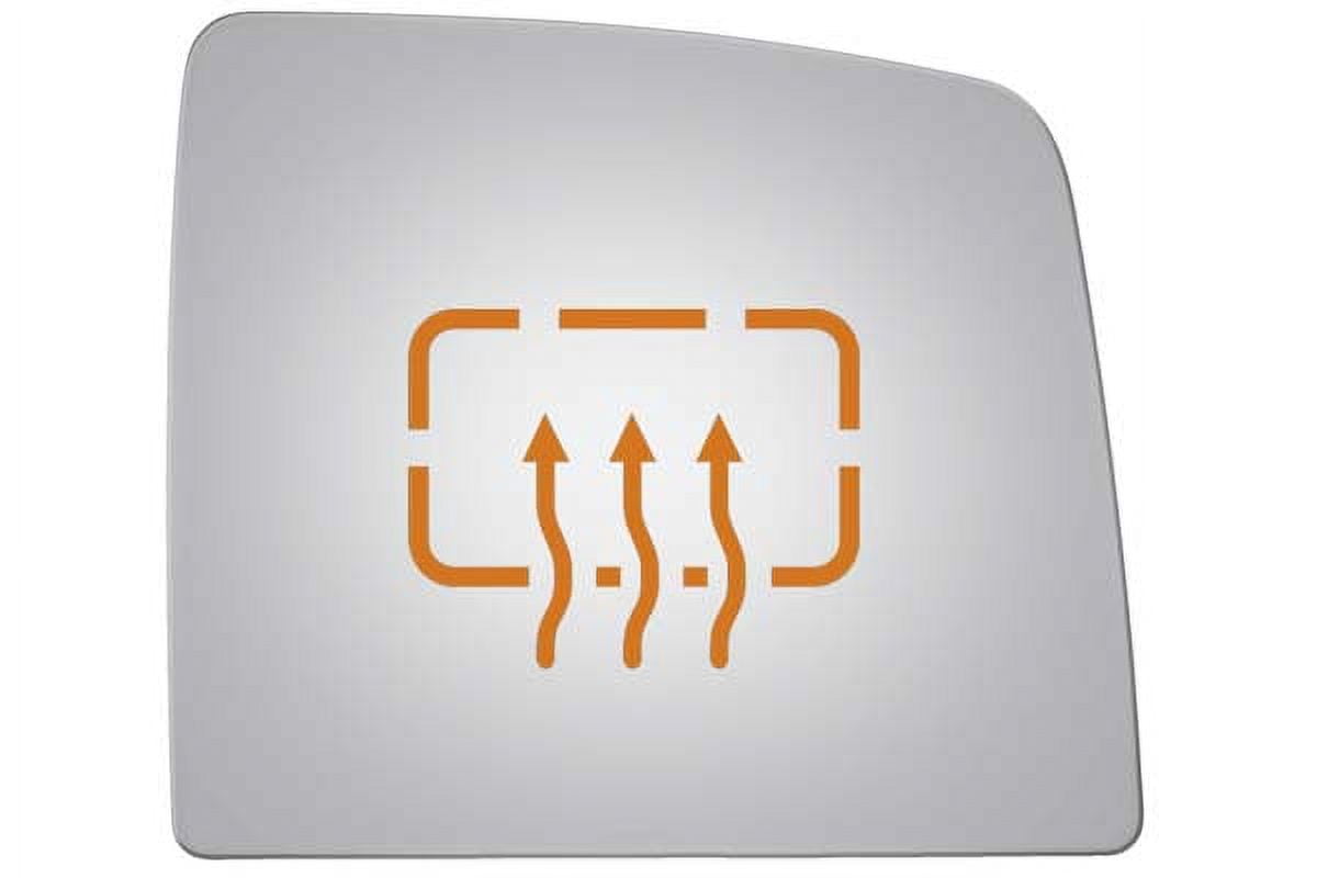 Burco Side View Mirror Replacement Glass - Clear Glass - 4270H