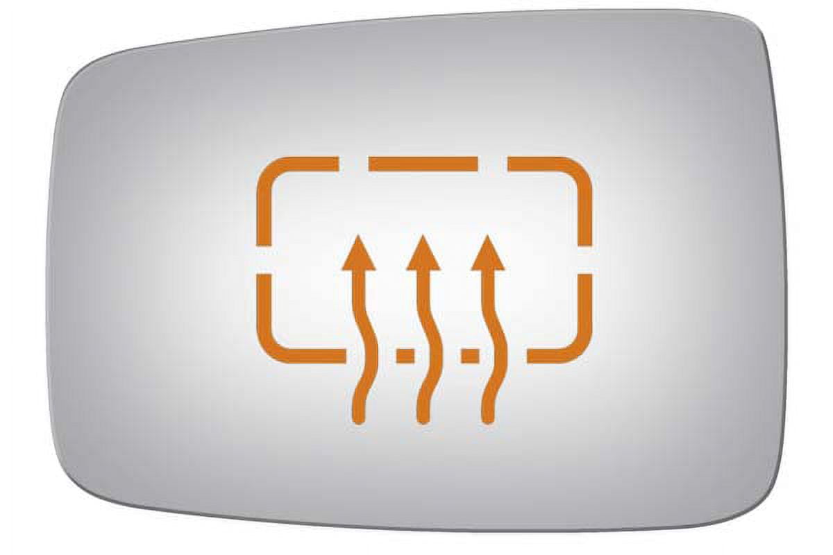 Burco Side View Mirror Replacement Glass - Clear Glass - 4273H