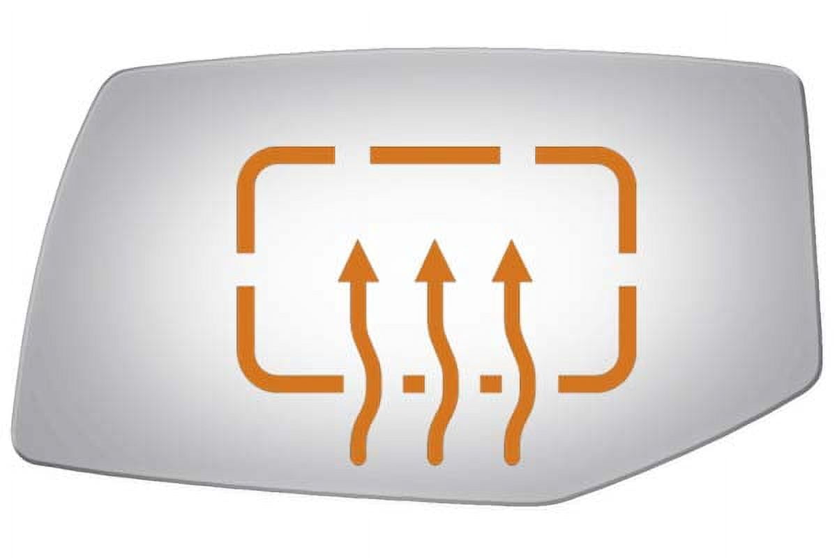 Burco Side View Mirror Replacement Glass - Clear Glass - 4289H