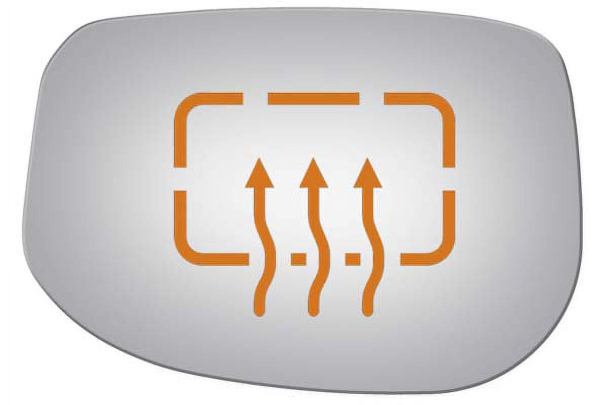 Burco Side View Mirror Replacement Glass - Clear Glass - 4303H