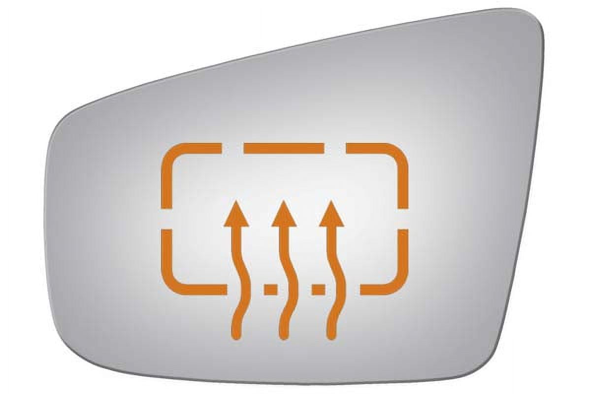 Burco Side View Mirror Replacement Glass - Clear Glass - 4304H