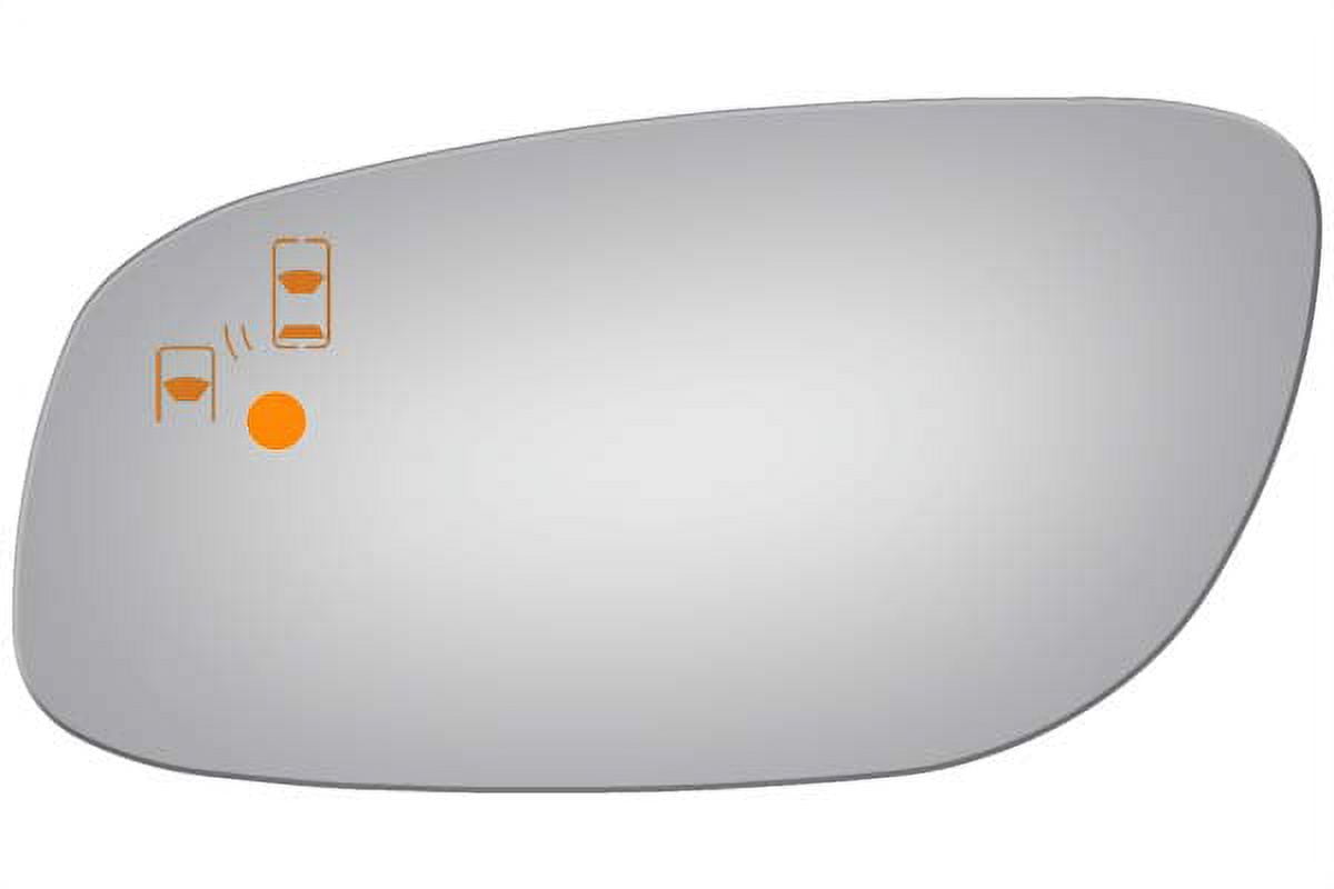 Burco Side View Mirror Replacement Glass - Clear Glass - 4311B