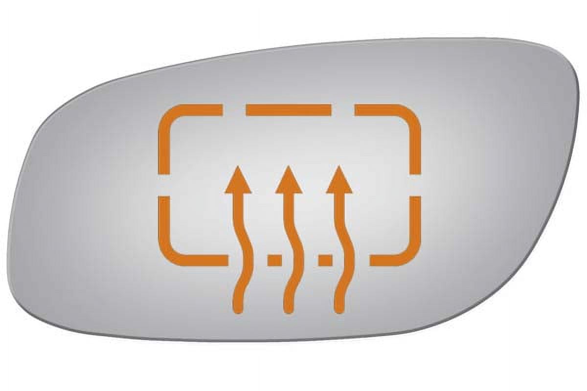 Burco Side View Mirror Replacement Glass - Clear Glass - 4311H