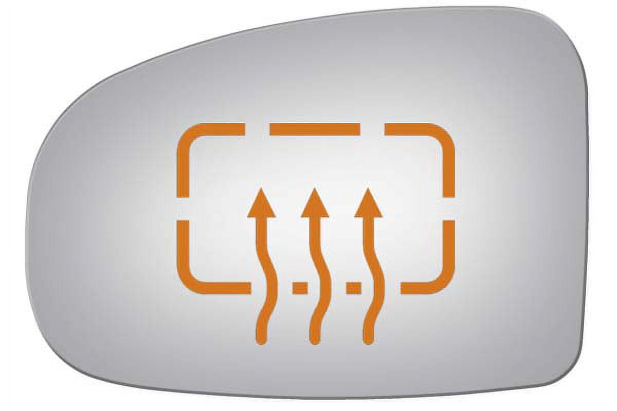 Burco Side View Mirror Replacement Glass - Clear Glass - 4313H