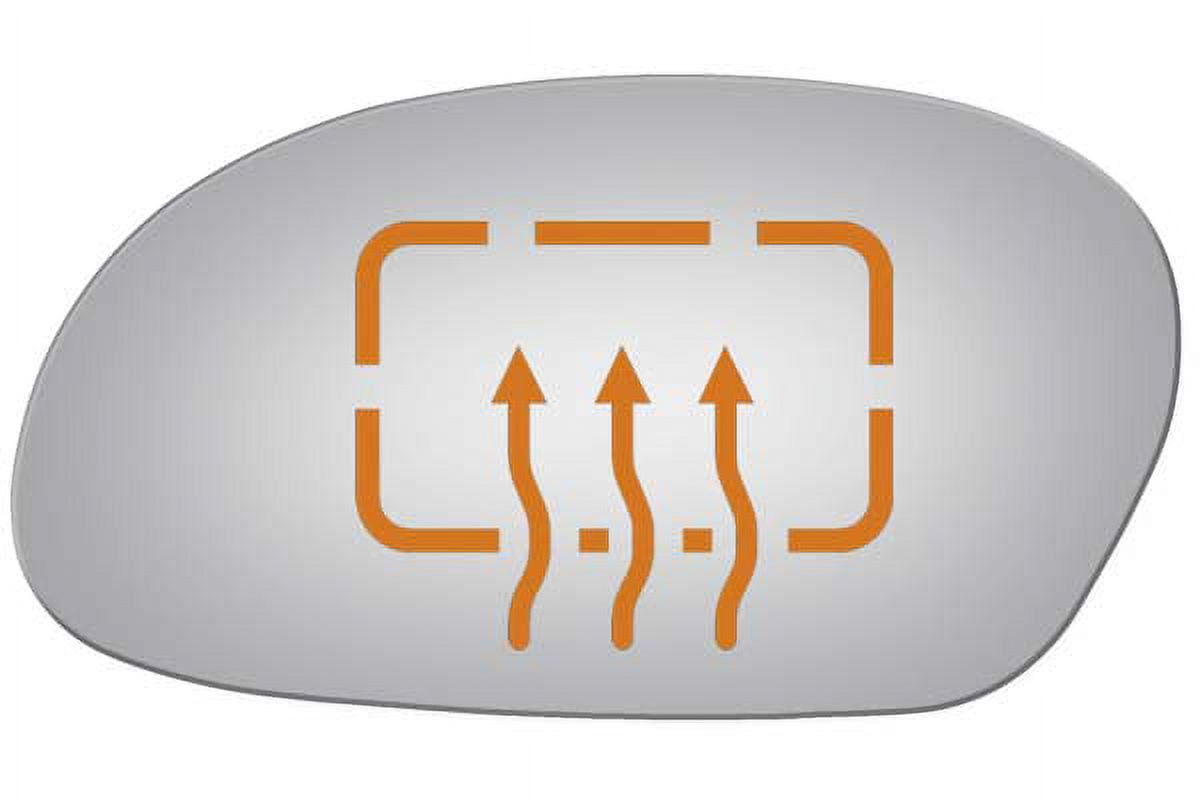 Burco Side View Mirror Replacement Glass - Clear Glass - 4320H