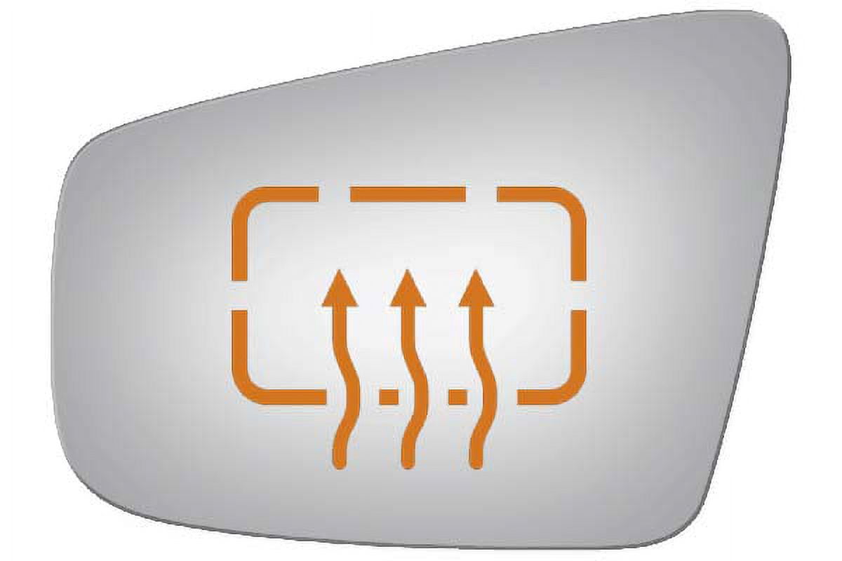 Burco Side View Mirror Replacement Glass - Clear Glass - 4345H