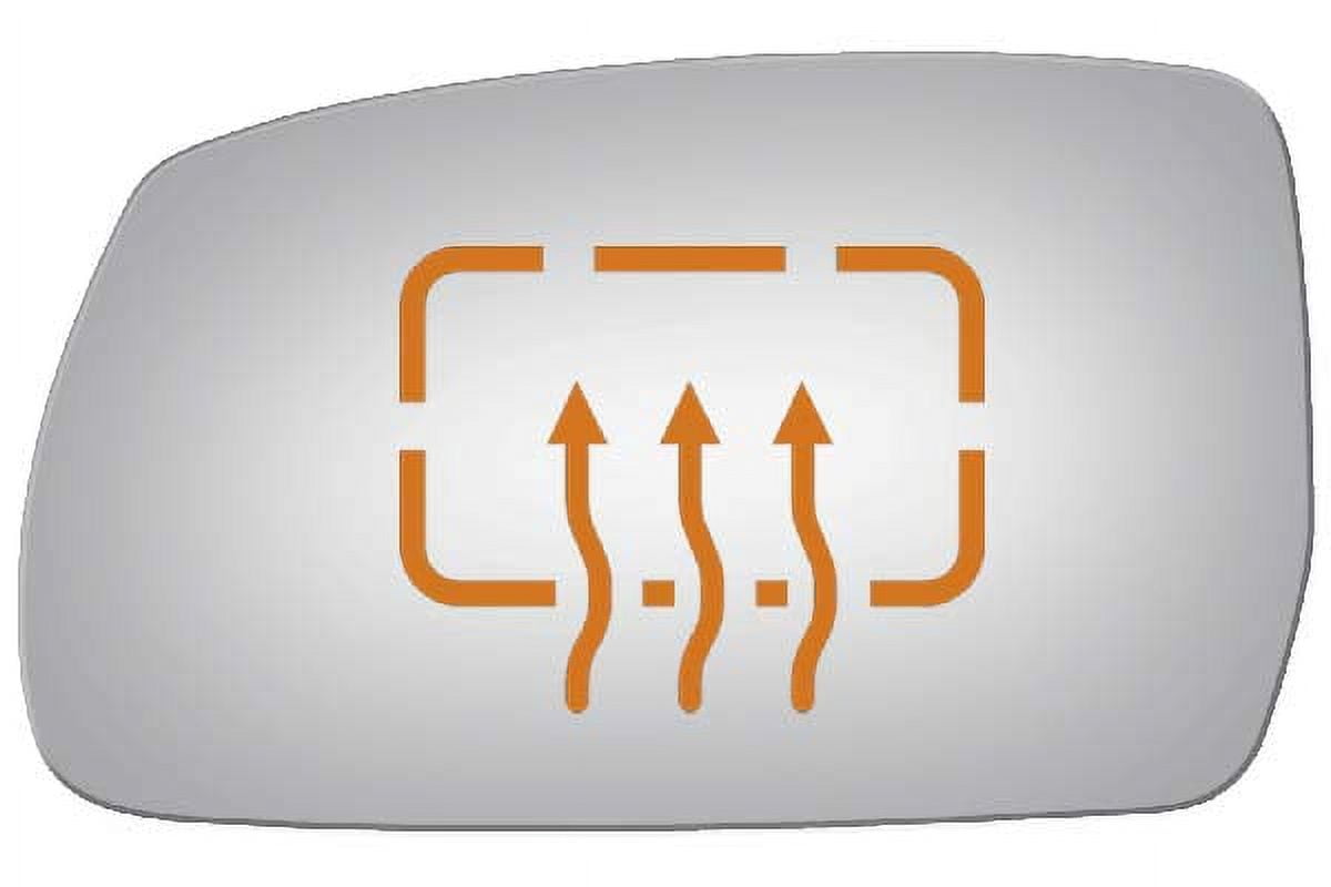 Burco Side View Mirror Replacement Glass - Clear Glass - 4346H