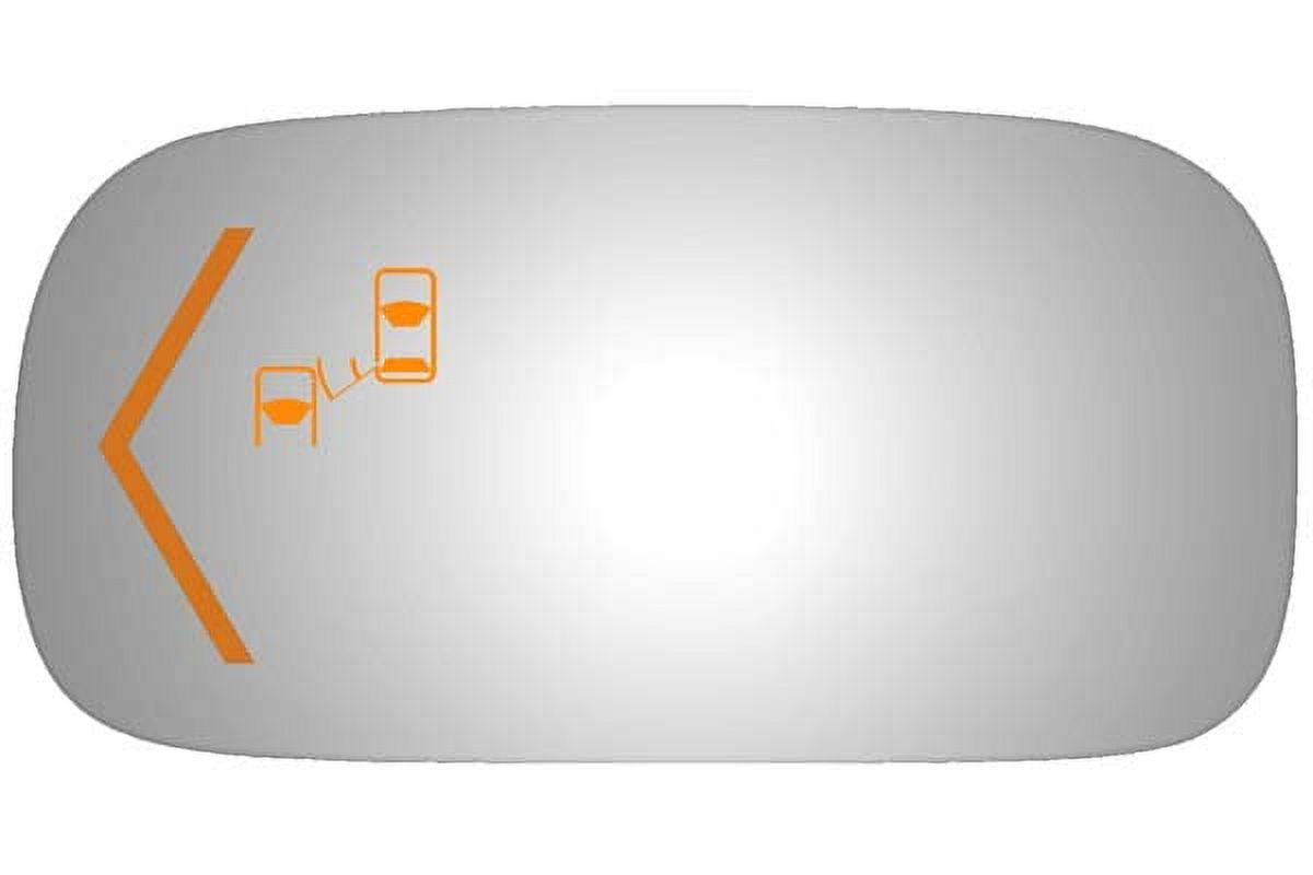 Burco Side View Mirror Replacement Glass - Clear Glass - 4409SB