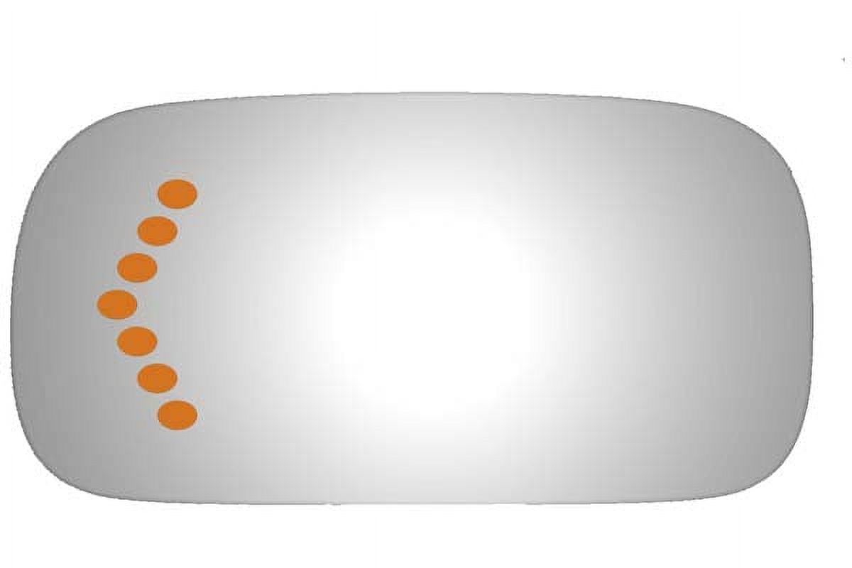 Burco Side View Mirror Replacement Glass Clear Glass 4410S