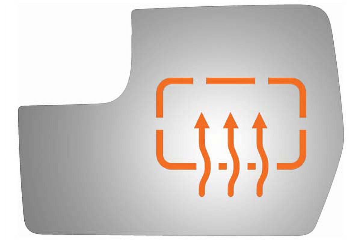 Burco Side View Mirror Replacement Glass - Clear Glass - 4439H