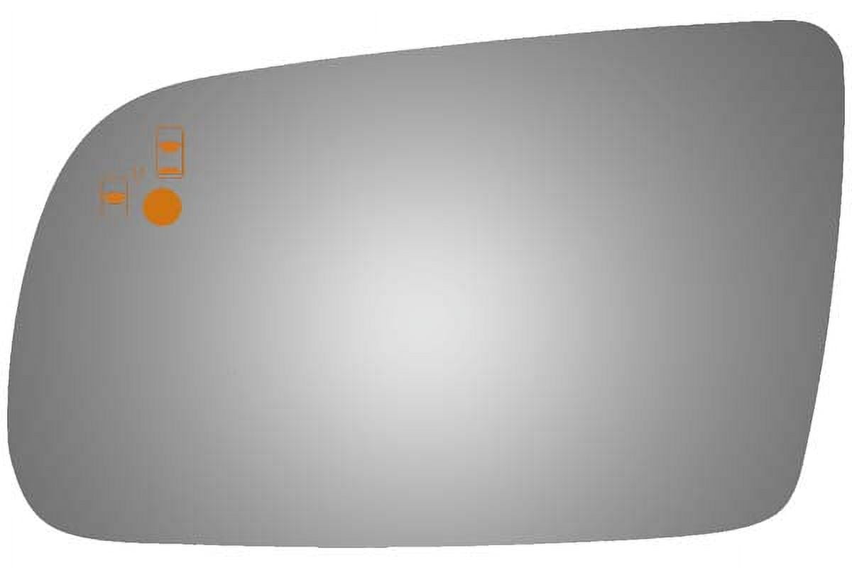 Burco Side View Mirror Replacement Glass - Clear Glass - 4445BC