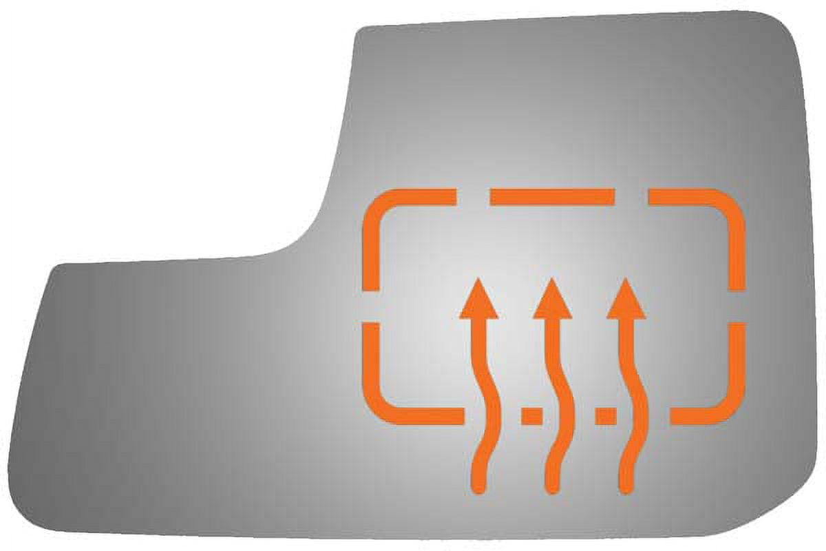 Burco Side View Mirror Replacement Glass - Clear Glass - 4452H