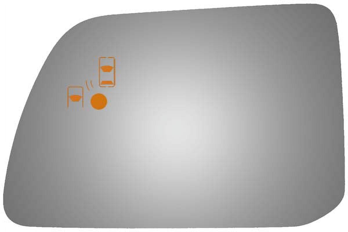 Burco Side View Mirror Replacement Glass - Clear Glass - 4453BC