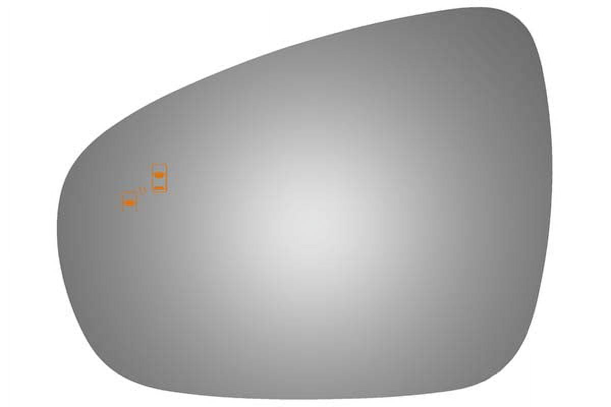 Burco Side View Mirror Replacement Glass - Clear Glass - 4465B