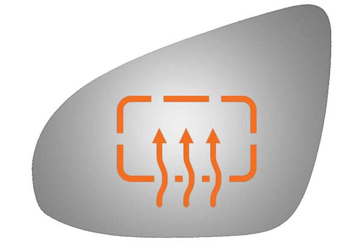 Burco Side View Mirror Replacement Glass - Clear Glass - 4472H