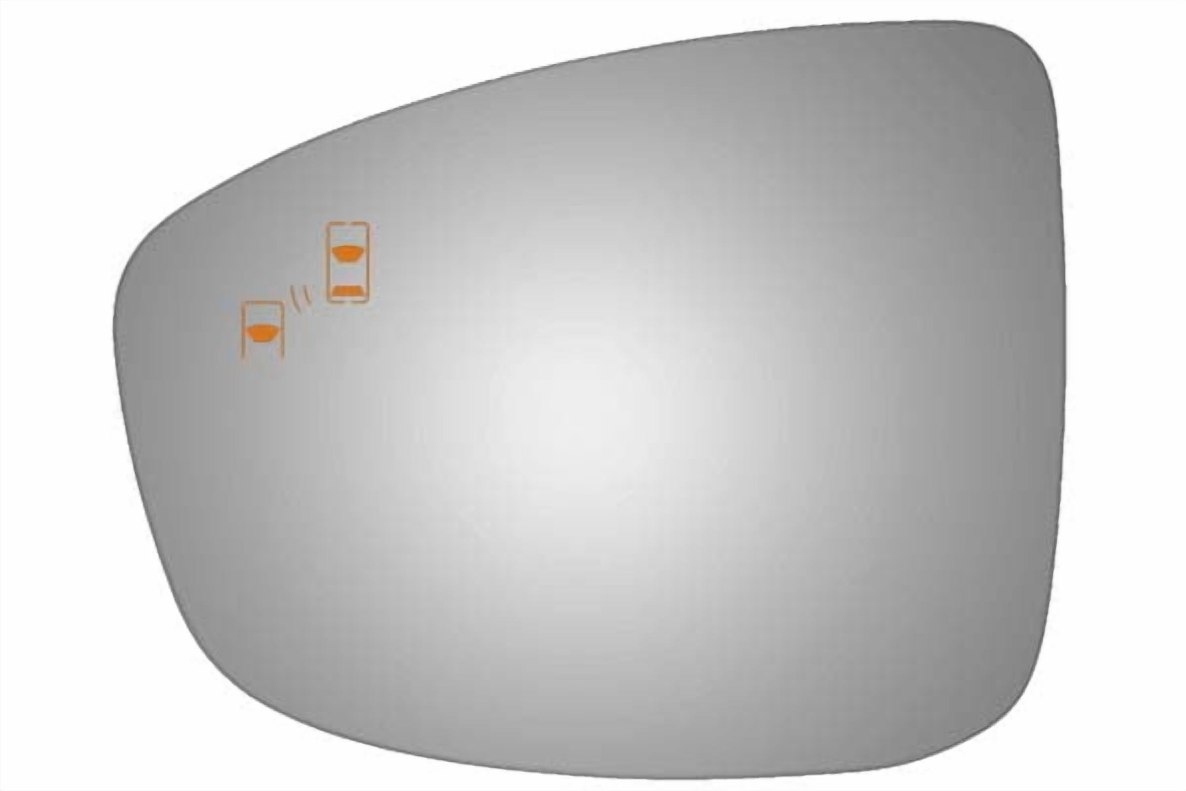 Burco Side View Mirror Replacement Glass - Clear Glass - 4474B