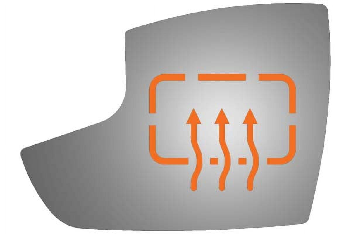 Burco Side View Mirror Replacement Glass - Clear Glass - 4479H