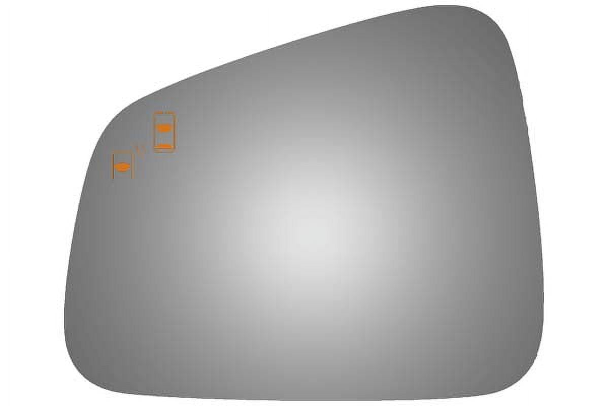 Burco Side View Mirror Replacement Glass - Clear Glass - 4501B