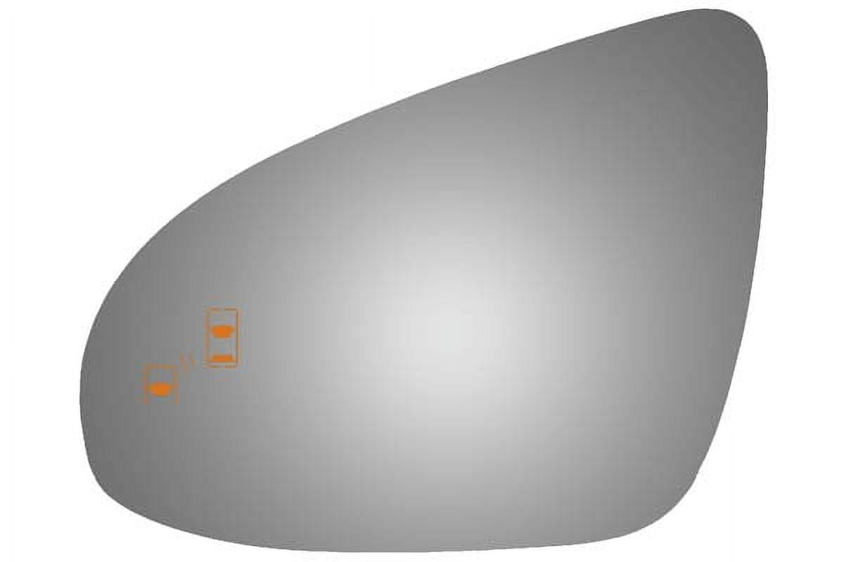 Burco Side View Mirror Replacement Glass - Clear Glass - 4504B
