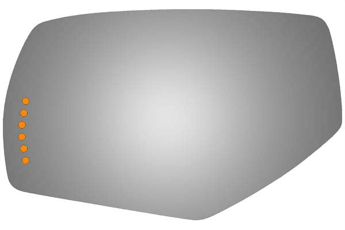 Burco Side View Mirror Replacement Glass - Clear Glass - 4530S
