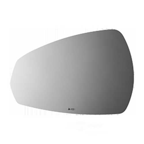 Burco Side View Mirror Replacement Glass - Clear Glass - 4551