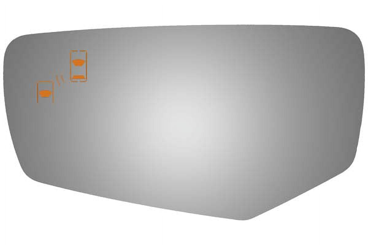 Burco Side View Mirror Replacement Glass - Clear Glass - 4554B