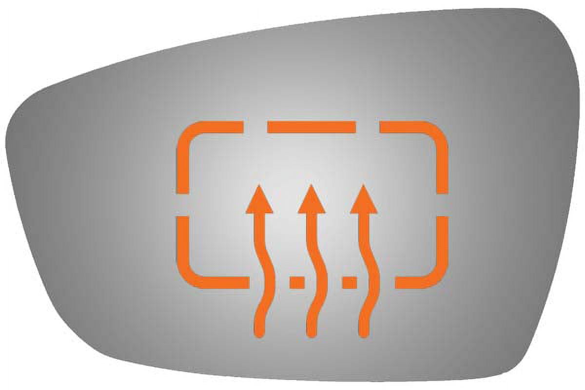 Burco Side View Mirror Replacement Glass - Clear Glass - 4564H