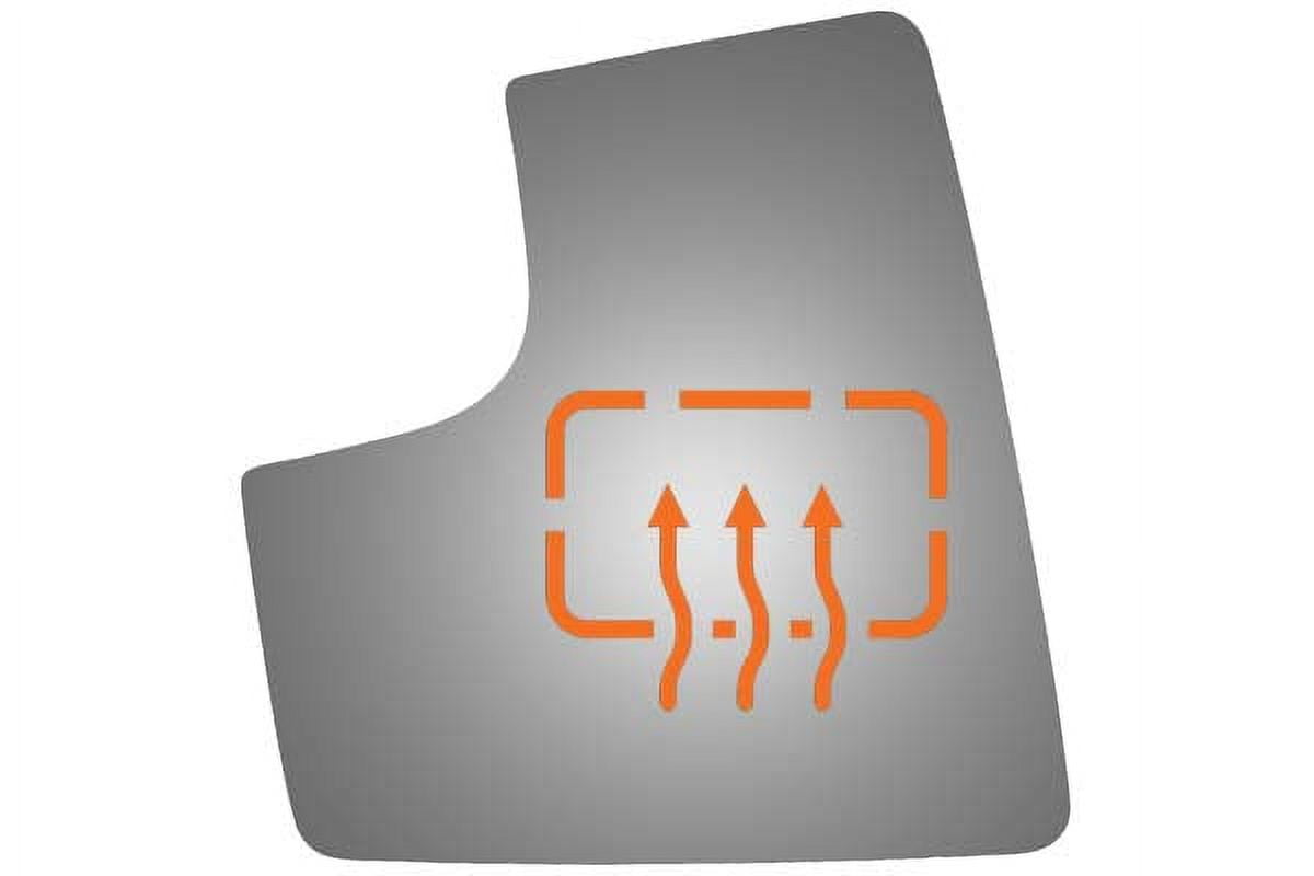 Burco Side View Mirror Replacement Glass - Clear Glass - 4568H
