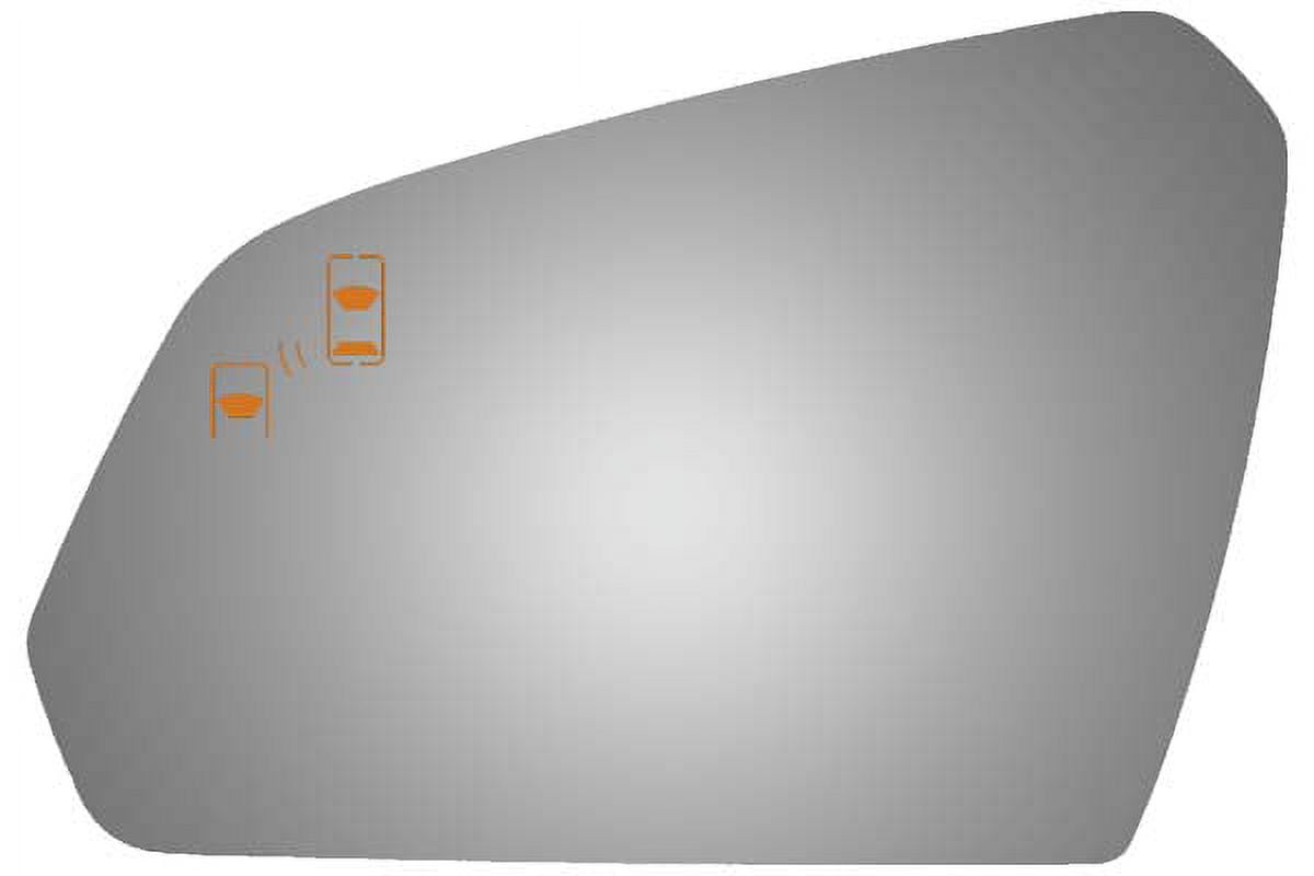 Burco Side View Mirror Replacement Glass - Clear Glass - 4581B