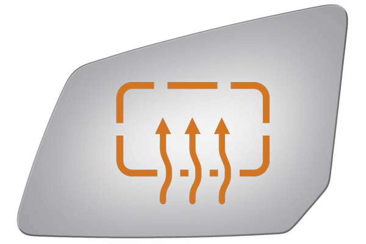 Burco Side View Mirror Replacement Glass - Clear Glass - 4592H