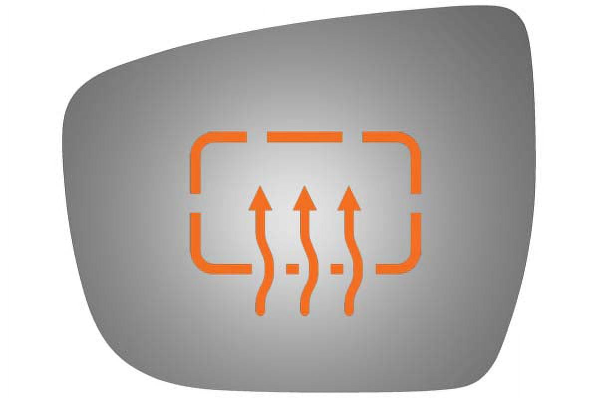 Burco Side View Mirror Replacement Glass - Clear Glass - 4609H
