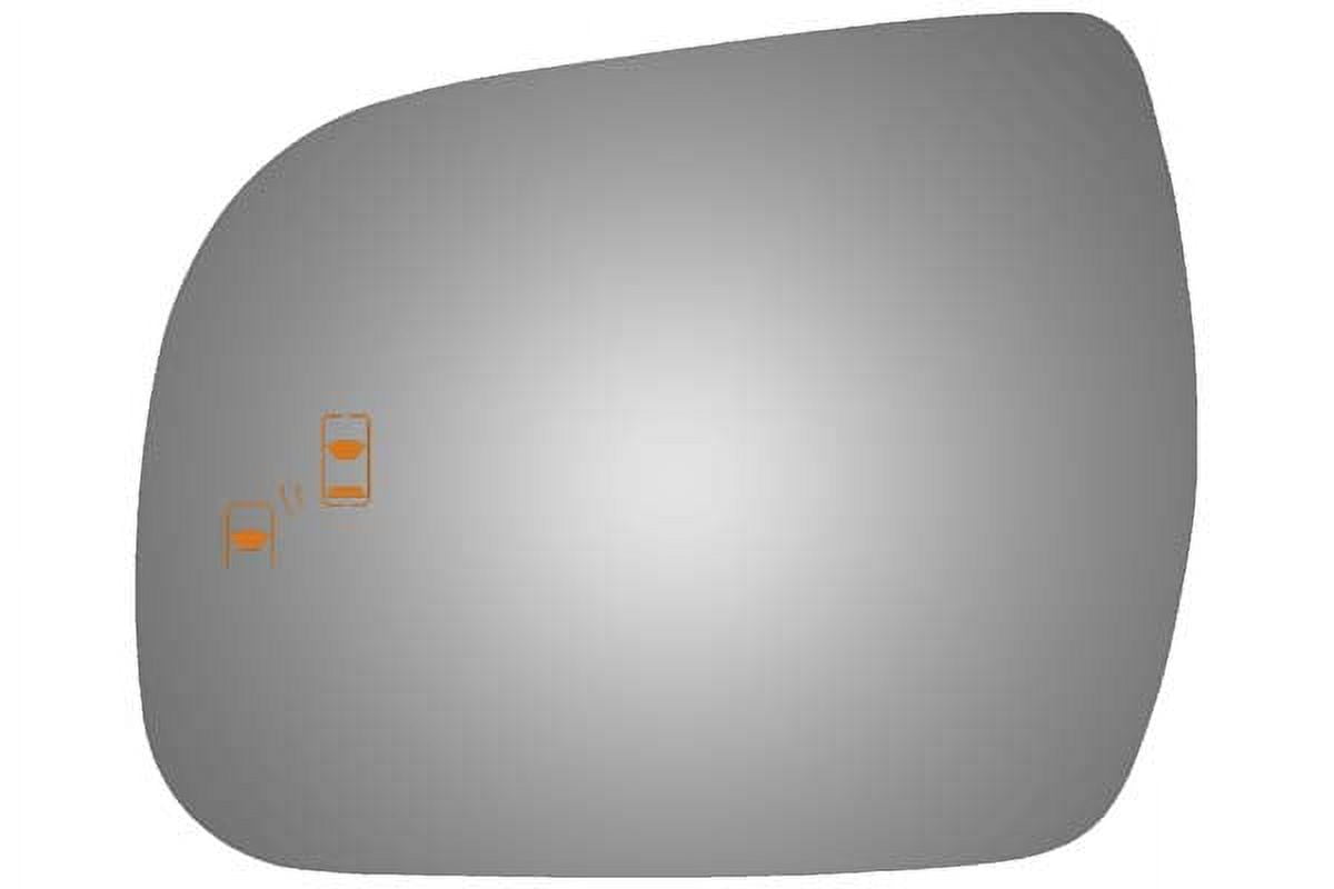 Burco Side View Mirror Replacement Glass - Clear Glass - 4610B